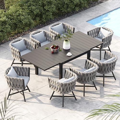 Enhancing Our Outdoor Space: A Review of Grand Patio’s 9-Piece Set