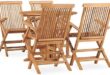 Transforming Our Patio: A Review of the Teak Folding Dining Set