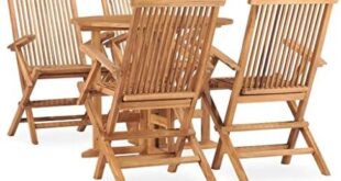 Transforming Our Patio: A Review of the Teak Folding Dining Set