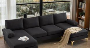 Cozy Comfort Awaits: Our Review of the VINGLI U-Shaped Sofa