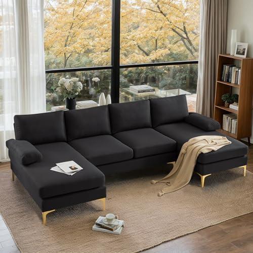 Cozy Comfort Awaits: Our Review of the VINGLI U-Shaped Sofa