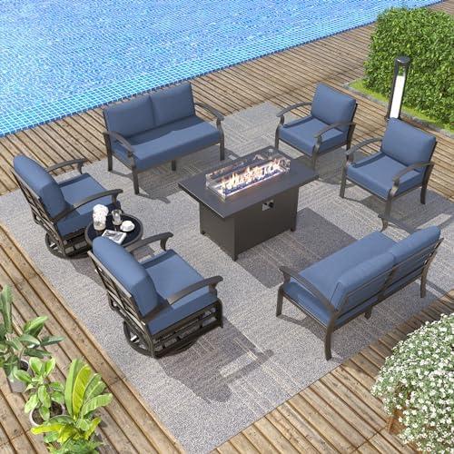 Exploring Comfort: Our Review of the Aluminum Patio Set & Fire Pit