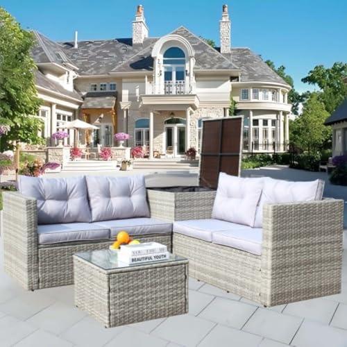 Transform Our Outdoor Space with This Stylish Wicker Set