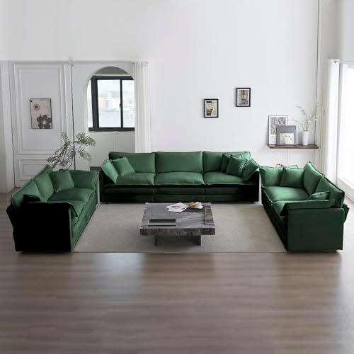 Discover Our Comfort: Reviewing the mikibama Luxury Sofa Set