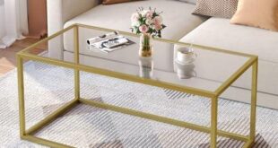 Transforming Our Space: A Review of the SAYGOER Gold Coffee Table