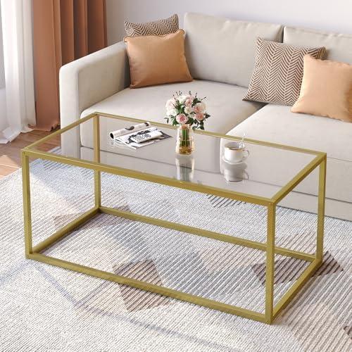 Transforming Our Space: A Review of the SAYGOER Gold Coffee Table