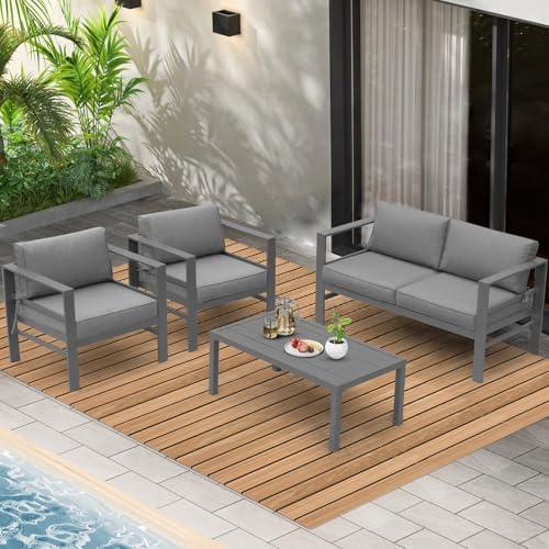 Transform Our Outdoor Space with This Stylish Patio Set