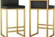 Elevate Our Space: Reviewing Stylish Gold Bar Stools Set