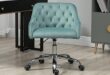 Elevate Our Workspace: A Review of the Mint Green Velvet Chair