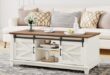 Transform Our Living Space with the Rustic Barn Door Coffee Table