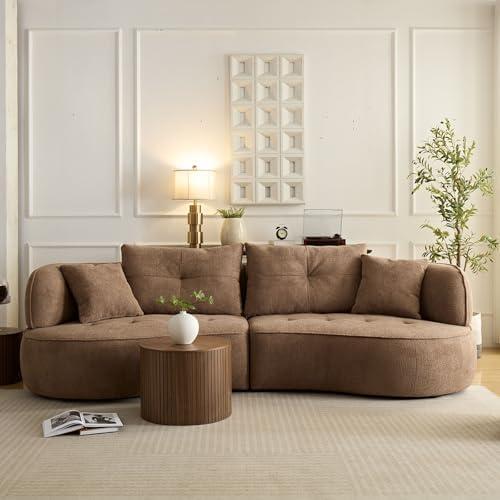 Exploring Comfort: Our Review of the 135” Curved Sectional Sofa