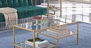 Discovering the Glamour: Our Review of the Gold Alexander Coffee Table