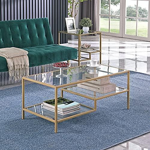 Discovering the Glamour: Our Review of the Gold Alexander Coffee Table