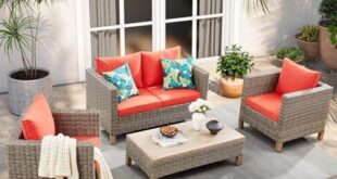 Elevate Our Outdoor Spaces: A Review of the 4-Piece Patio Set