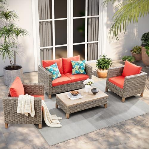 Elevate Our Outdoor Spaces: A Review of the 4-Piece Patio Set