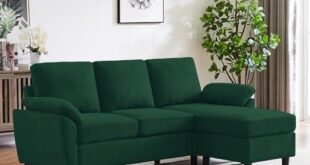 Transforming Our Space: A Review of the 79″ Green Sectional Sofa