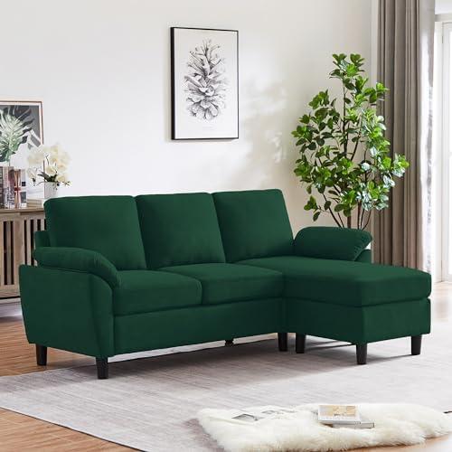 Transforming Our Space: A Review of the 79″ Green Sectional Sofa