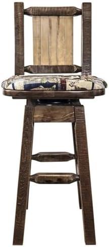 Swiveling Into Style: Our ‍Take on Montana's Rustic Barstool