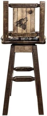 Swiveling Into Style: Our Take on ⁤Montana's Rustic Barstool