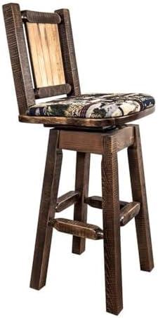 Swiveling Into Style: Our Take‌ on ‍Montana's Rustic Barstool