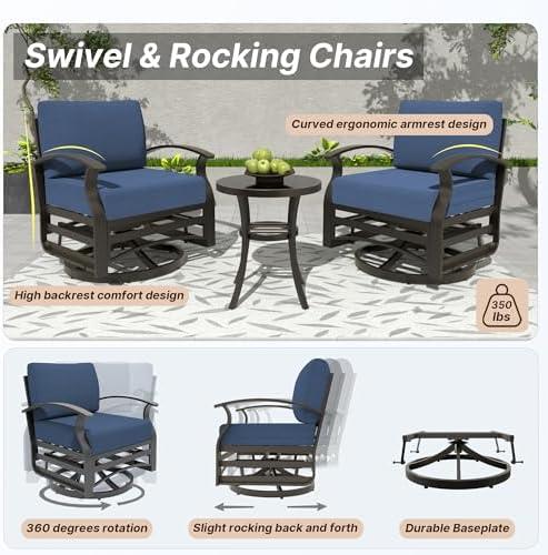 Exploring Comfort: Our Review of⁤ the Aluminum Patio Set &‍ Fire⁢ Pit