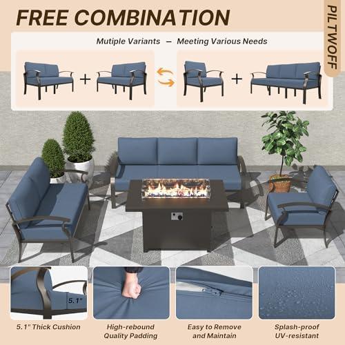 Exploring Comfort: Our Review of​ the Aluminum Patio Set & ​Fire Pit