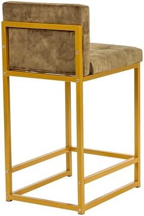 Elevate Our Space: ‌Reviewing GIA's Luxe Green Bar Stools