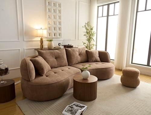 Exploring Comfort: Our Review ‌of​ the 135'' Curved Sectional​ Sofa