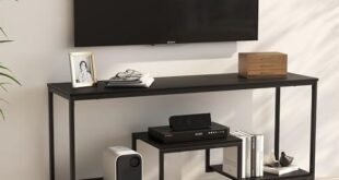 Versatile TV Stands with LED Lights and Storage Options