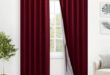 Elegant curtains enhance your space and provide privacy