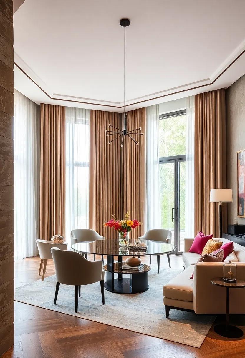 Curtains ‌for Comfort: Use soft​ drapes to⁣ bring warmth and texture, while allowing natural light to ⁢filter through during the day