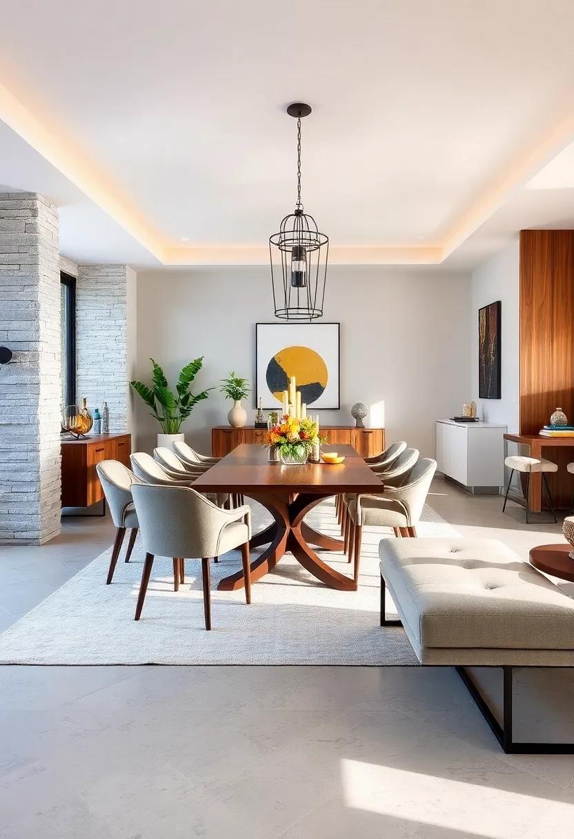 Flexible Seating Options: ⁢Mix-and-match various styles of chairs or ⁤add a⁣ bench to accommodate ‍more guests and⁢ keep‍ the dining experience casual