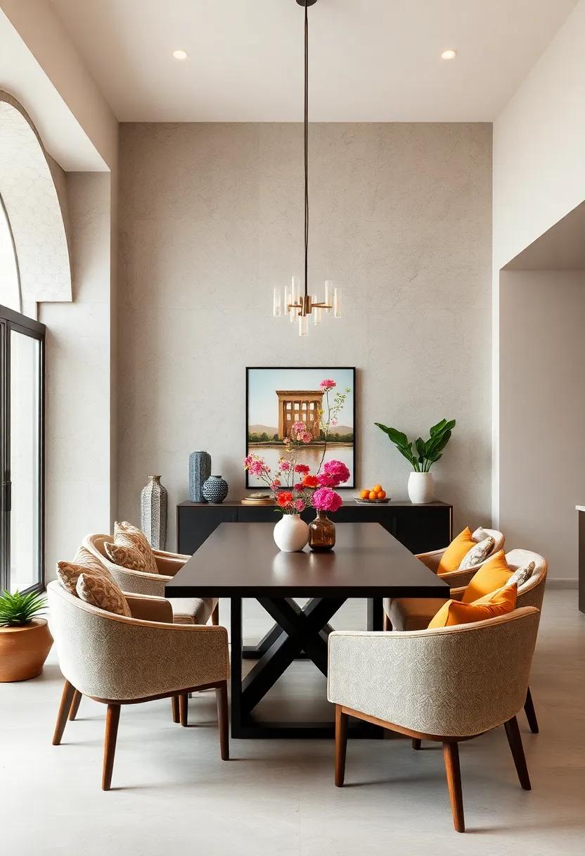 Maintain ‌clean Lines: Choose minimalist ‌furniture and decor to create a sleek, modern dining⁤ room that feels spacious ⁢and uncluttered