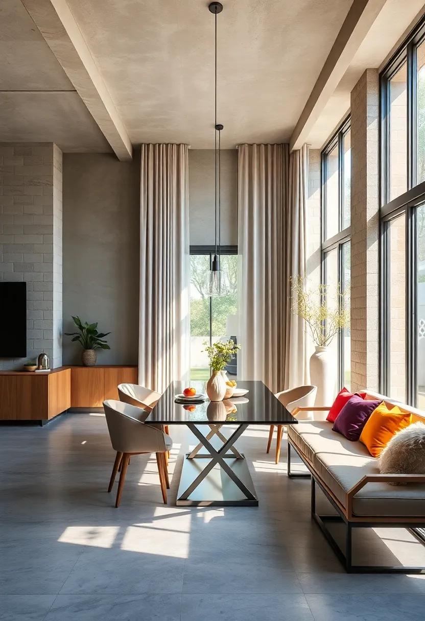 Maximize Light Sources: Position your⁤ dining⁢ table ‍near windows to take advantage of natural lighting during ‌daytime‌ meals, enhancing the‍ mood