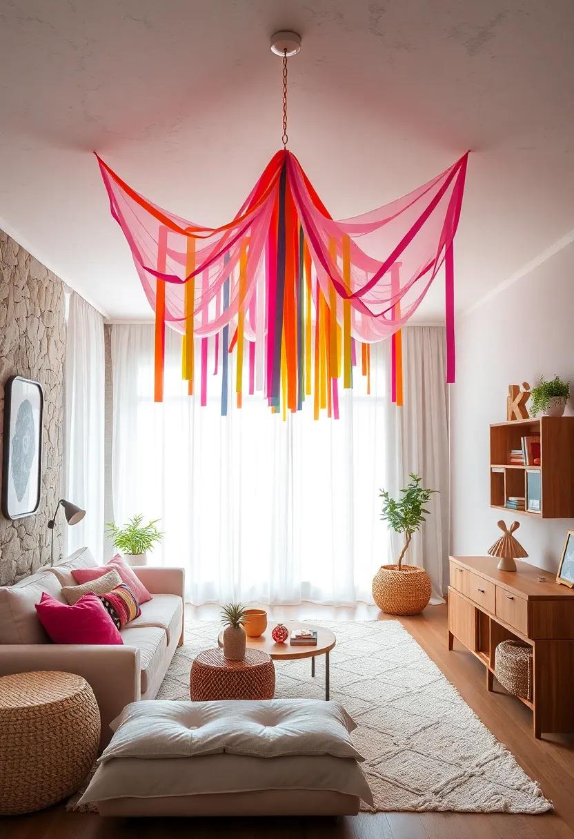 Colorful Ribbons: Hang colorful ribbons from the top ⁤of the⁤ canopy ‍for a playful⁢ effect that adds movement and liveliness to the room