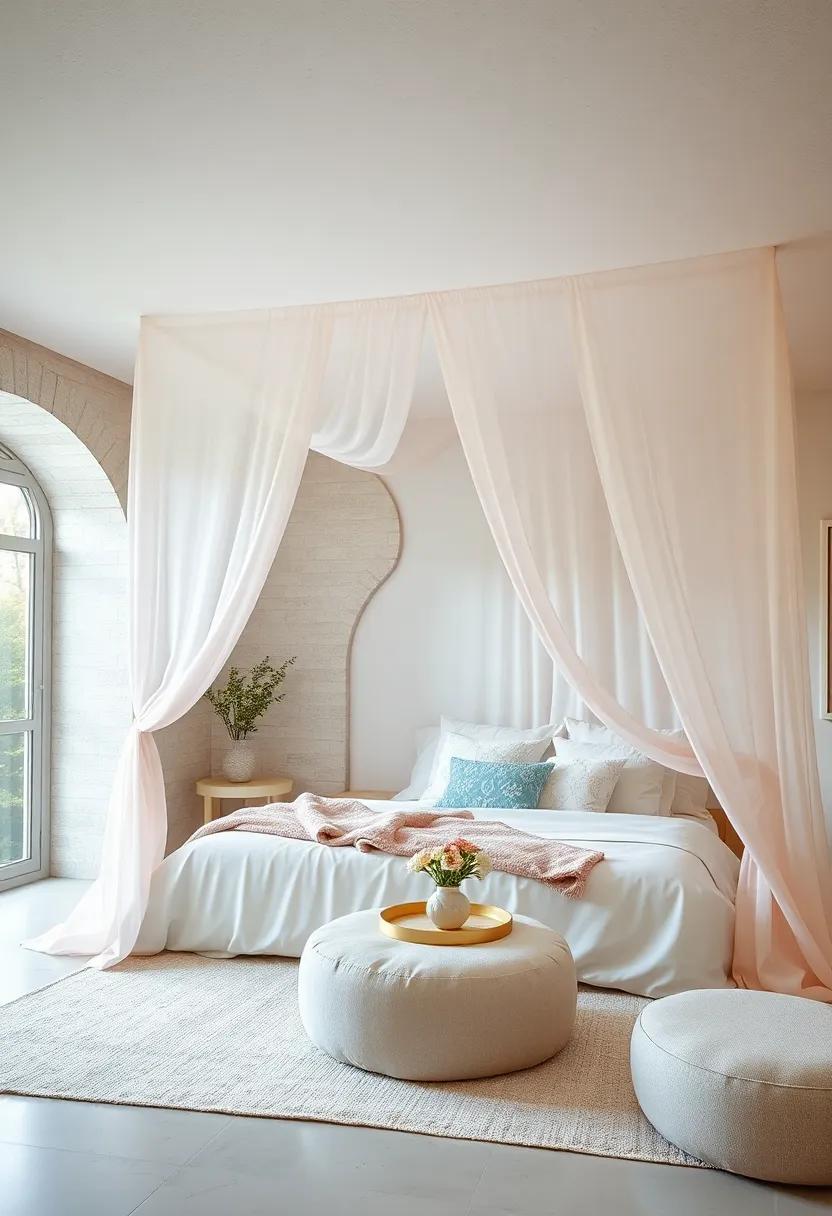 Soft Pastel Fabrics: Choose light pastel fabrics for the canopy to cultivate a⁤ calming ‍and ⁢dreamy atmosphere, perfect for relaxation and sleep