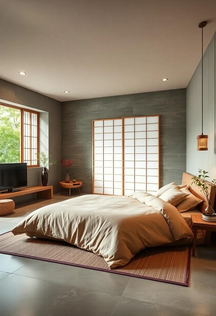 Nature’s Touch: Integrating Natural Elements with Tatami-Style Bedding
