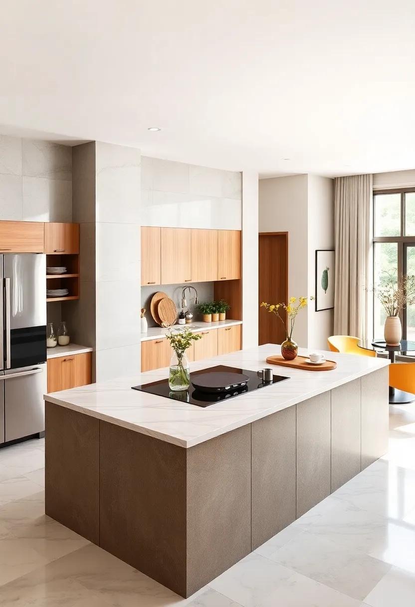 Elevate your Kitchen Aesthetics ‍with Stylish Cooktop islands