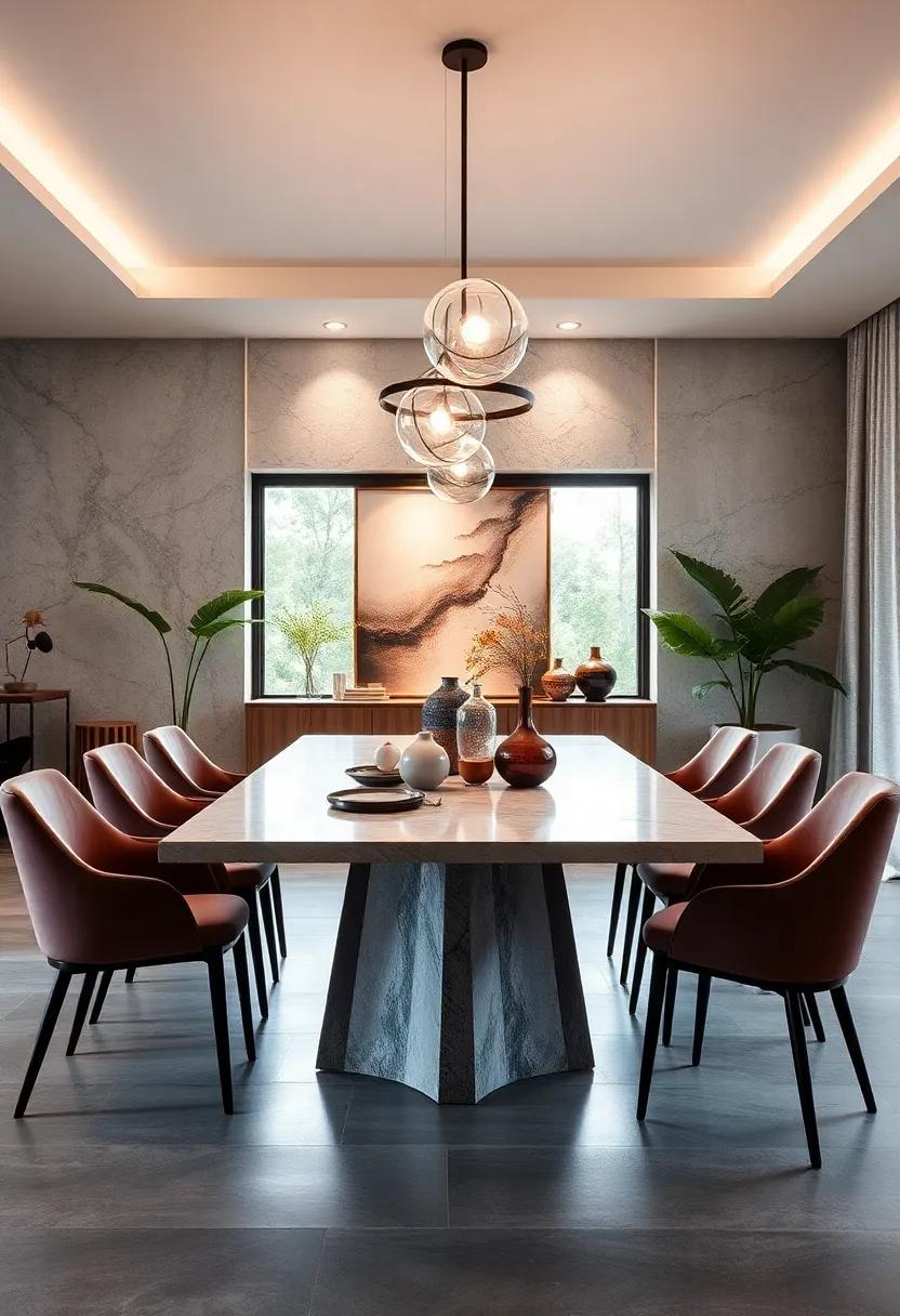 Exploring the impact of Lighting on ⁣Modern Dining Table Presentation