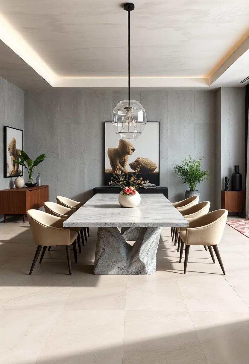 Focal Points in the Dining⁤ Room: The ⁢Role of Statement ⁣Tables