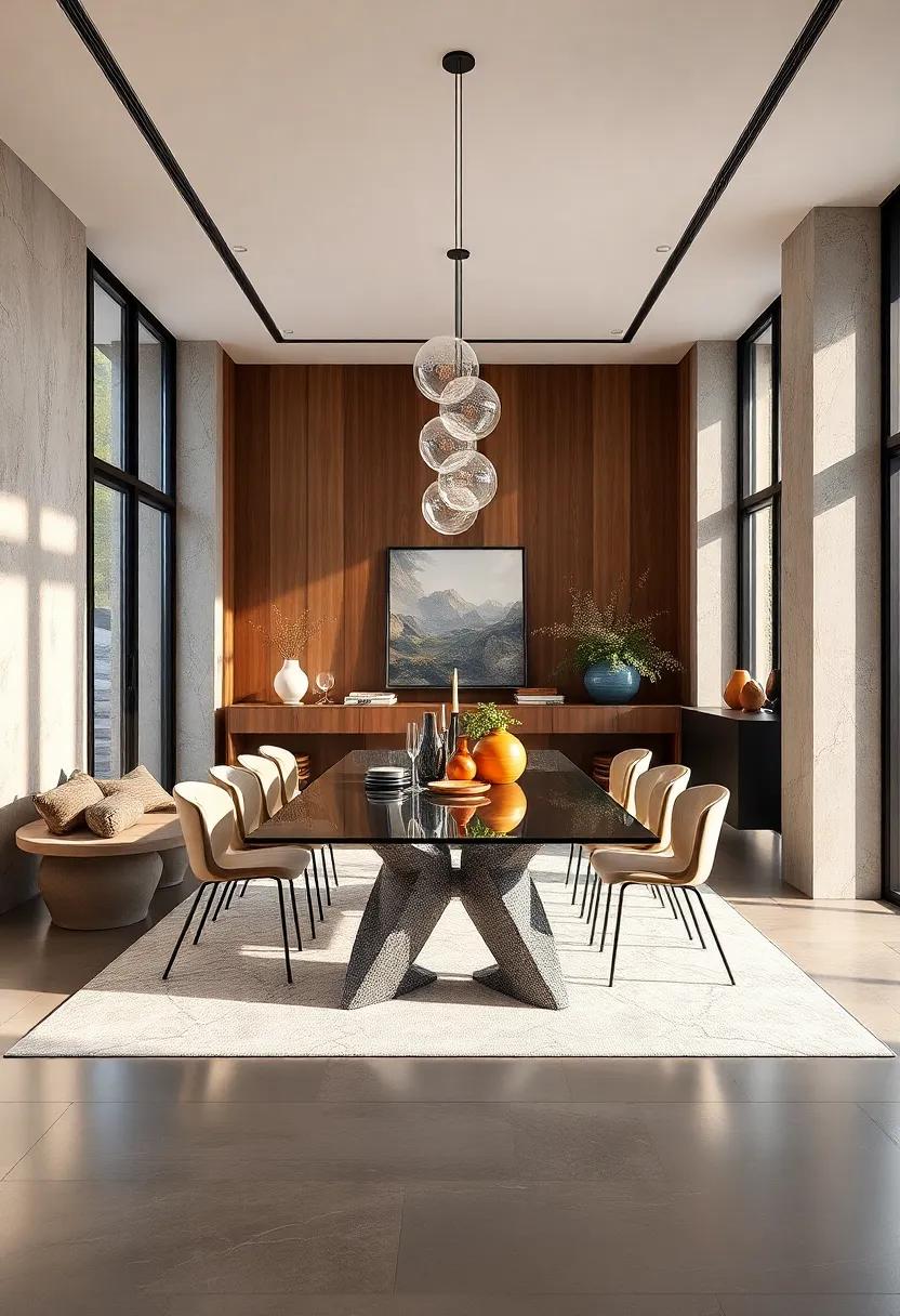 A Journey Through Geometric Shapes⁤ in Dining Table Construction