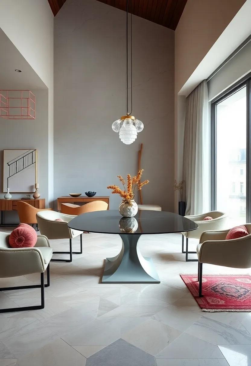 The visual Impact of​ Unique⁢ Base Designs on Dining Tables