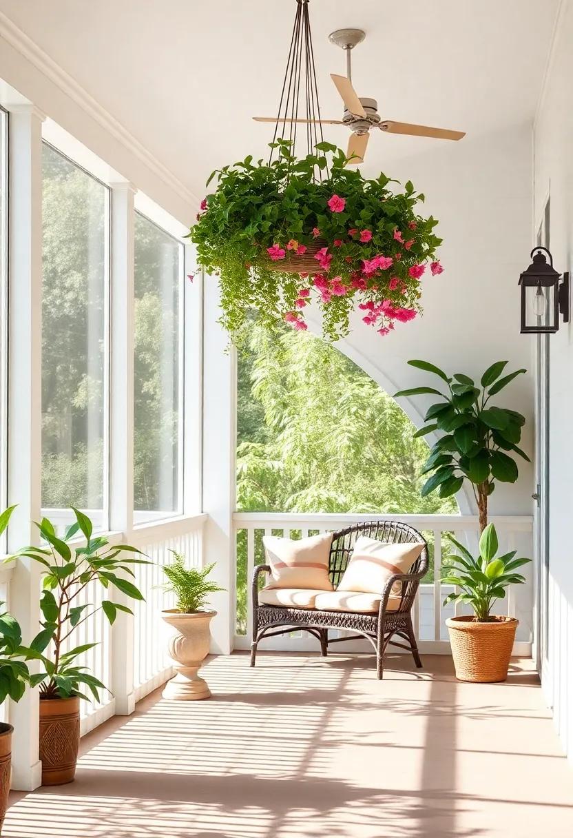 Illuminate Your Screened Porch with⁤ Natural Light and Floral Beauty