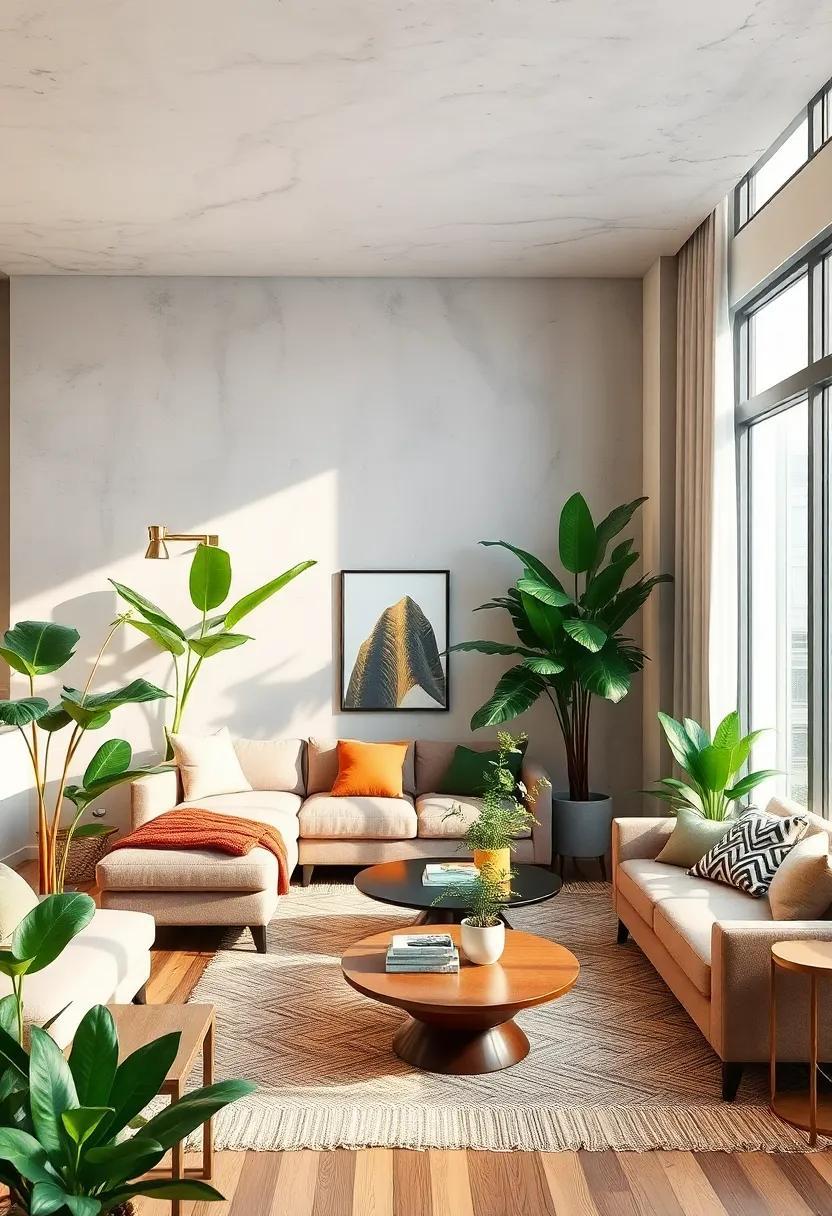 Embracing Nature: Transforming Your Apartment Living Room with Lush Plants