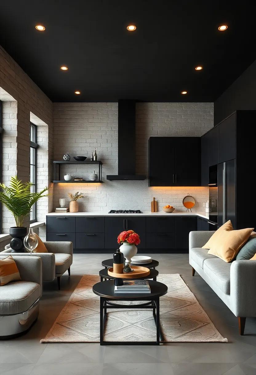 29 Elegant Inspiring Elements for a Stunning Black Minimalist Kitchen Makeover