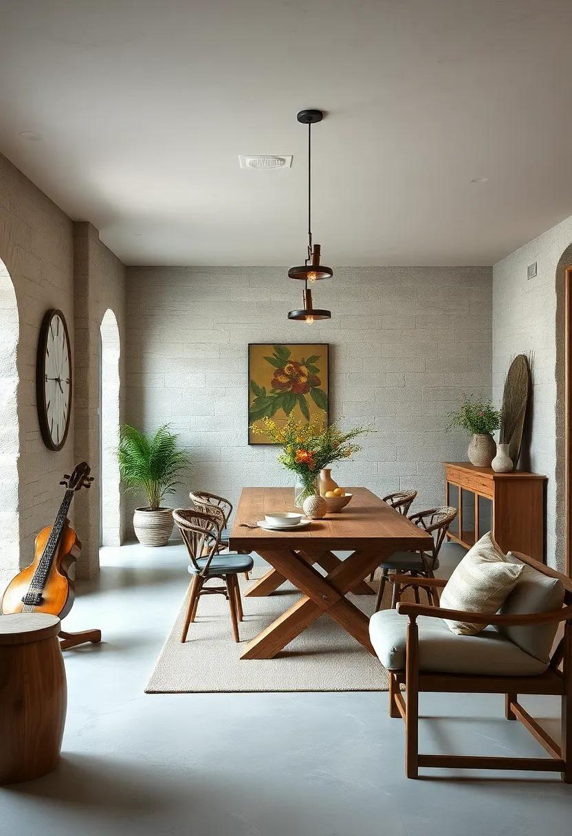 Embrace Nature: Inspiring Ideas for a Cozy Rustic Dining Room Retreat