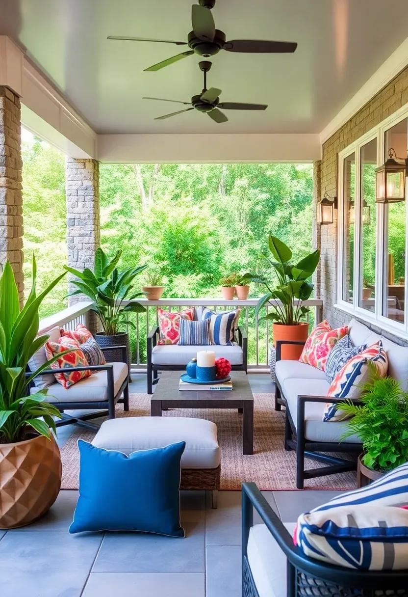 25 Stylish Ways to Elevate Your Screened Porch Decor with Outdoor Throw Pillows
