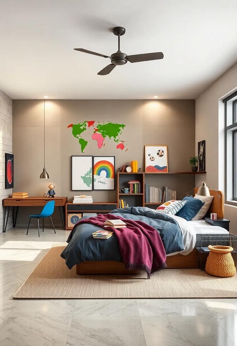 Choose a Thematic Color Scheme: Pick a palette that ⁣reflects your son’s interests but doesn’t‍ overwhelm the space