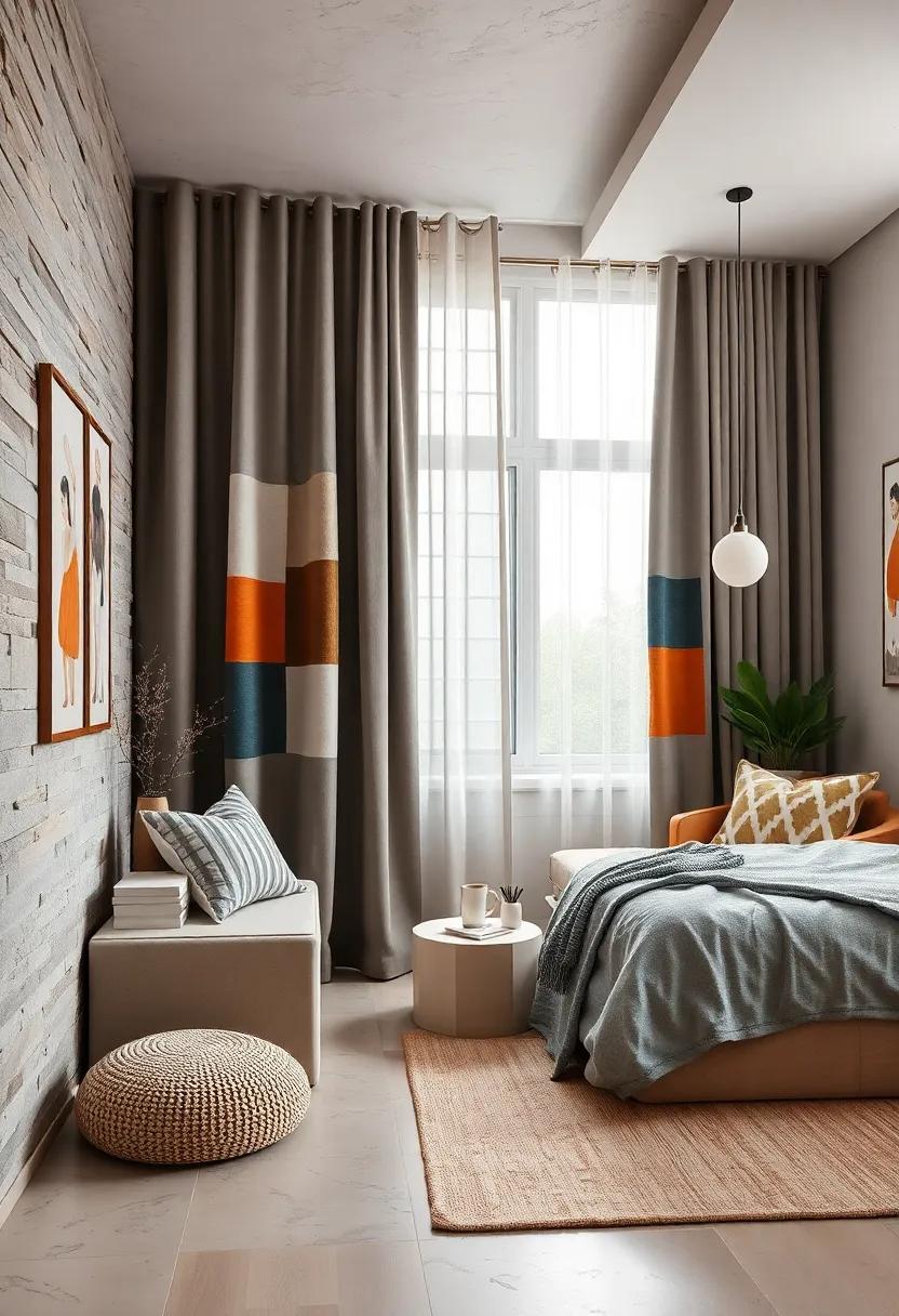 Get Crafty with Curtains: Sew or glue ‍fun patches on plain curtains‌ to‍ personalize⁢ the window treatment