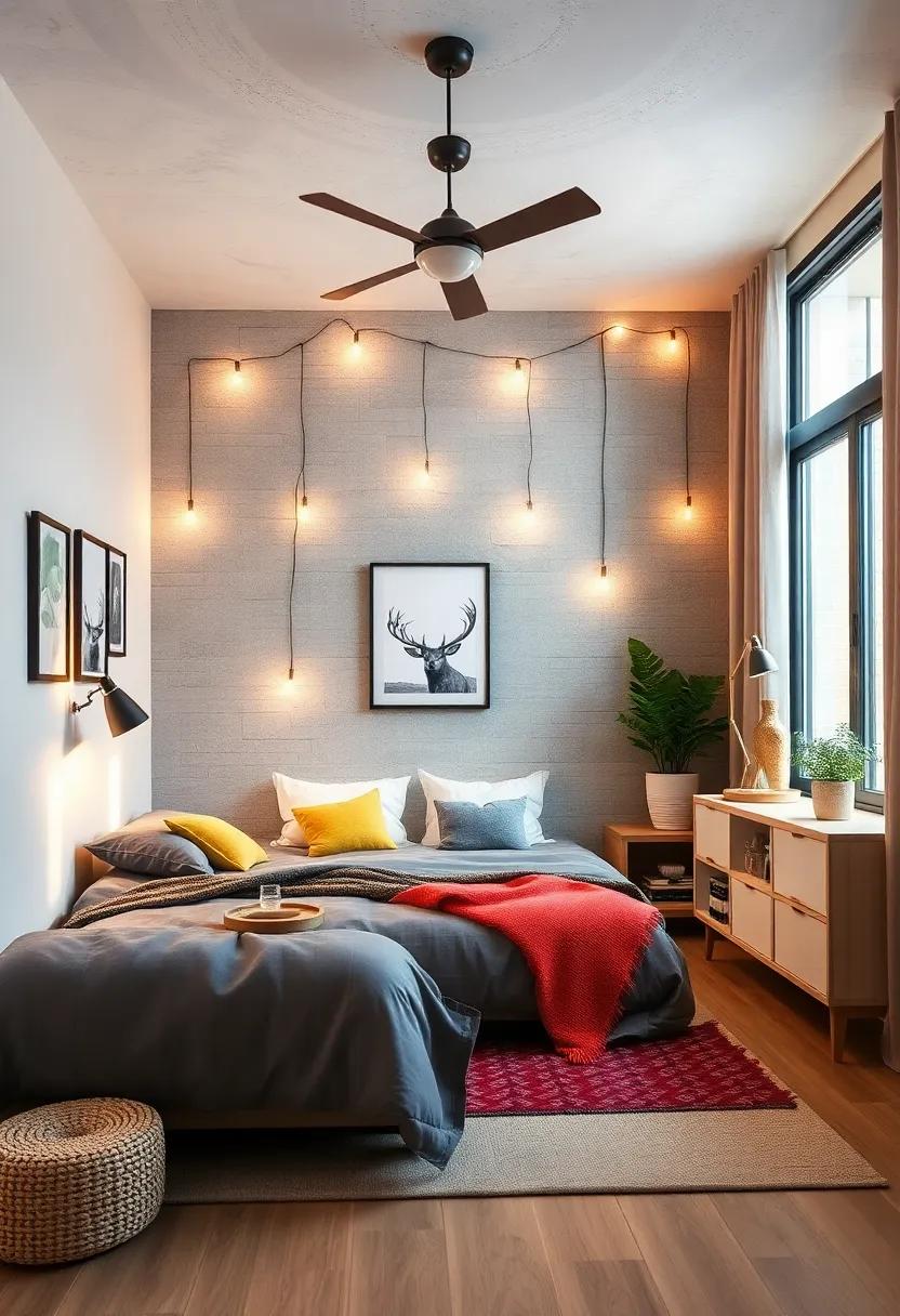 String ‌Lights for Ambiance:⁢ Add a touch of magic with affordable string lights to create a cozy ⁤atmosphere